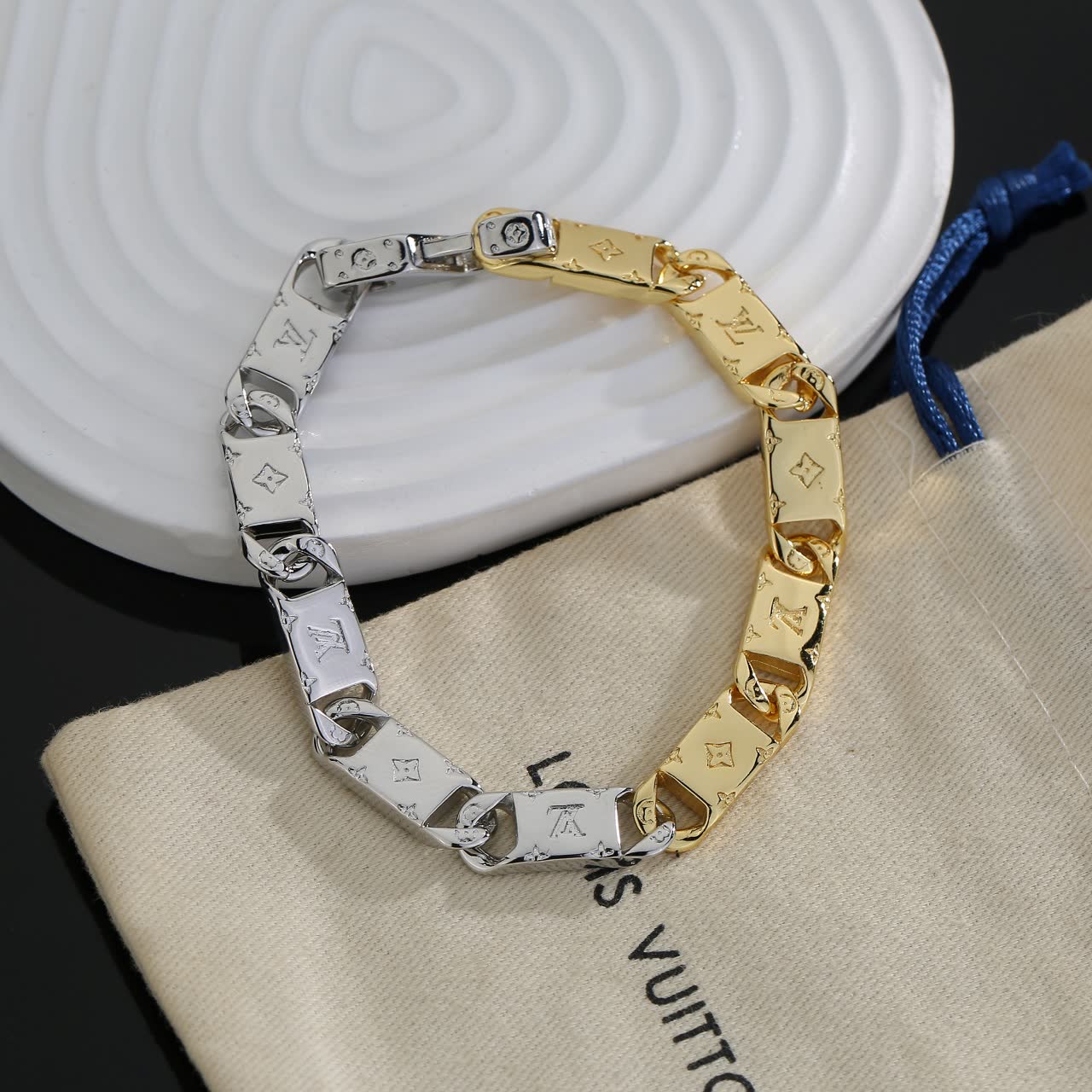 Louis Vuitton Monogram Link Bracelet